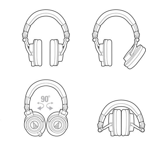 Audio Technica ATH-M50x Studio Headphones
