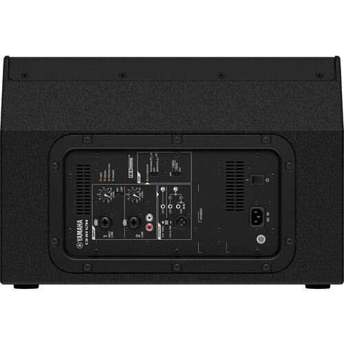 Yamaha DHR12M 2-Way Coaxial 12 Active Floor Monitor / Loudspeaker Bundle with Cables
