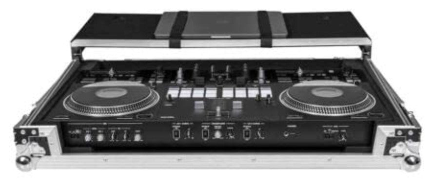 Pioneer DJ DDJ-REV7 + Headliner Flight Case with Laptop Platform and Wheels