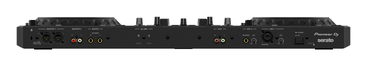 Pioneer DJ DDJ-REV5 Scratch-style 2-channel performance DJ controller + Magma FLXGUARD DJ Controller Trolley