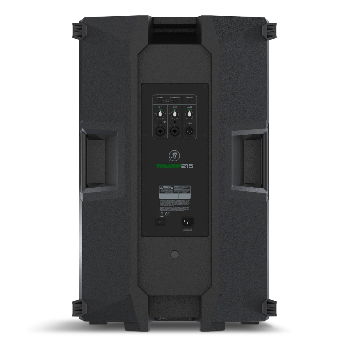 Mackie Thump215 15" 1400W Powered Loudspeaker with Heavy-Duty Drivers and Music Ducking Mode, Black, 215