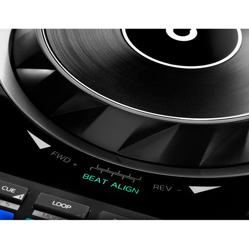 Hercules DJControl Inpulse 500 2-Deck USB DJ Controller with DJUCED Light Guides Software, Black (Open Box)