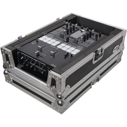 ProX XS-M11 Universal Flight Case for Pioneer DJM-S11 and Rane SEVENTY / SEVENTY-TWO MKII Mixers (Silver on Black)