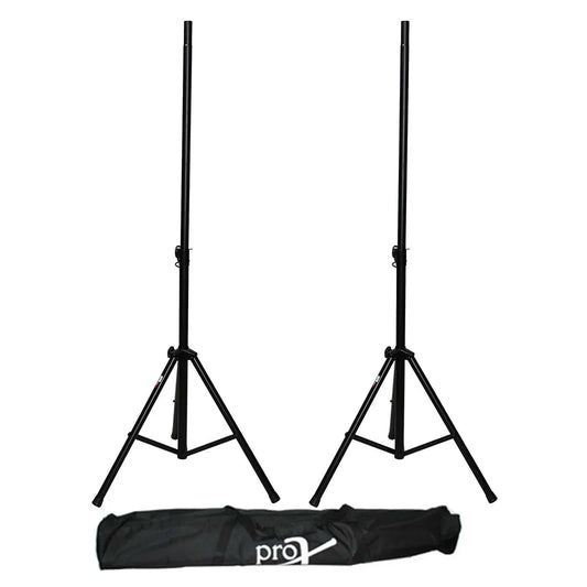 ProX 8' (96") All Metal Speaker Stand Set of 2 W/Carrying Case (Open Box)