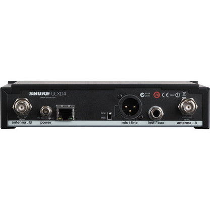 Shure ULXD4 Single-Channel Digital Wireless Receiver (G50: 470 to 534 MHz)