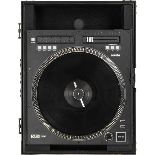 Odyssey Innovative Designs Black Label Rane Twelve Motorized Turntable DJ Battle Controller Case (All Black)