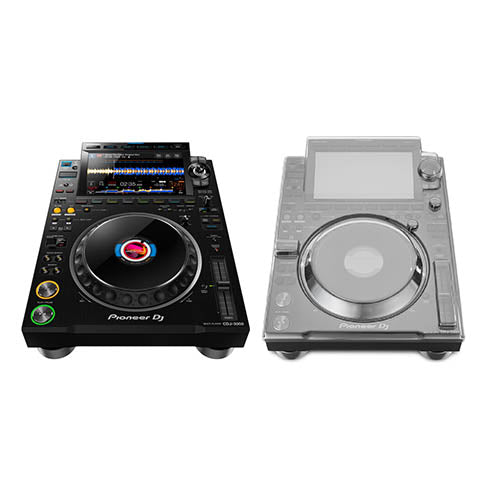Pioneer DJ CDJ-3000 + Decksaver DS-PC-CDJ3000 Dust Cover