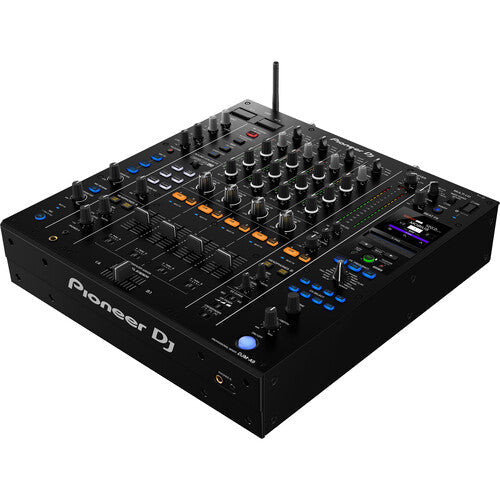 Pioneer DJ CDJ-3000 High-Resolution Pro-DJ Multiplayer (Black) + Pioneer DJ DJM-A9 4-Channel Digital Pro-DJ Mixer with Bluetooth (Black) - Flagship DJ System Bundle
