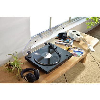 Audio Technica AT-LP3xBT Fully Automatic Wireless Belt-Drive Turntable (Black)