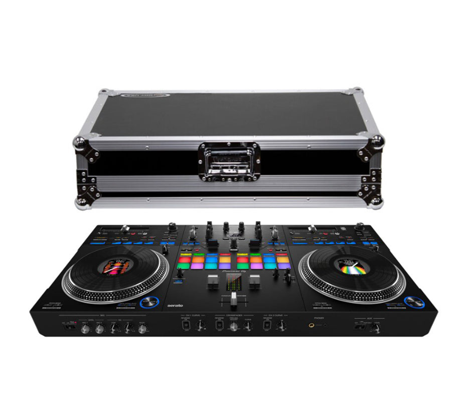 Pioneer DJ DDJ-REV7 + Odyssey Flight Zone Low-Profile Series DJ Controller Case