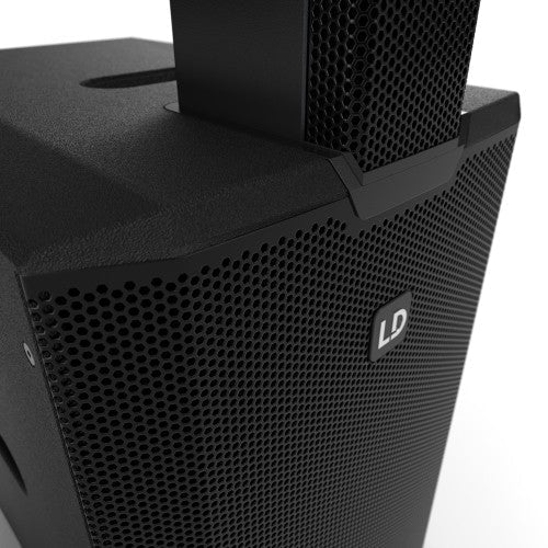 LD Systems MAUI 28 G3 MIX Compact 2060W Powered Column PA System with Digital Mixer (Black)