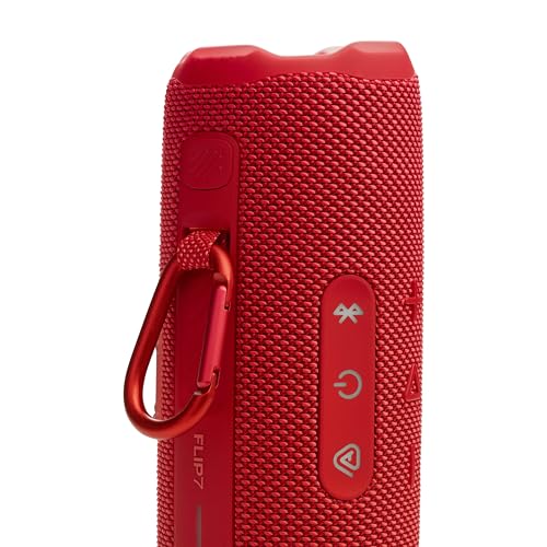 JBL Flip 7 Portable Waterproof Bluetooth Speaker (Red)