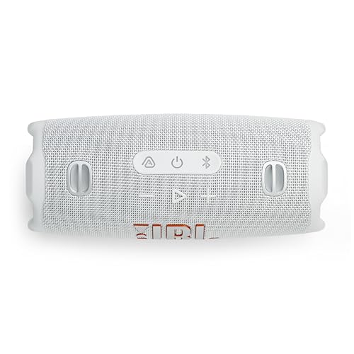 JBL Charge 6 Portable Bluetooth Speaker (White)