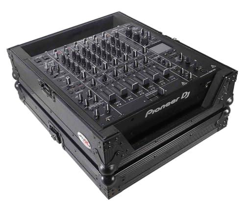 ProX ATA Style Flight Road Case for Pioneer DJM-A9 & DJM V10 DJ Mixer (All Black)