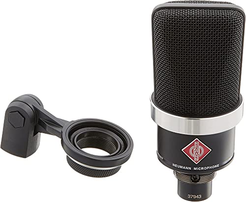 Neumann TLM 102 BK Large-Diaphragm Cardioid Condenser Microphone (Black)