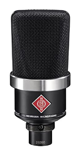 Neumann TLM 102 BK Large-Diaphragm Cardioid Condenser Microphone (Black)
