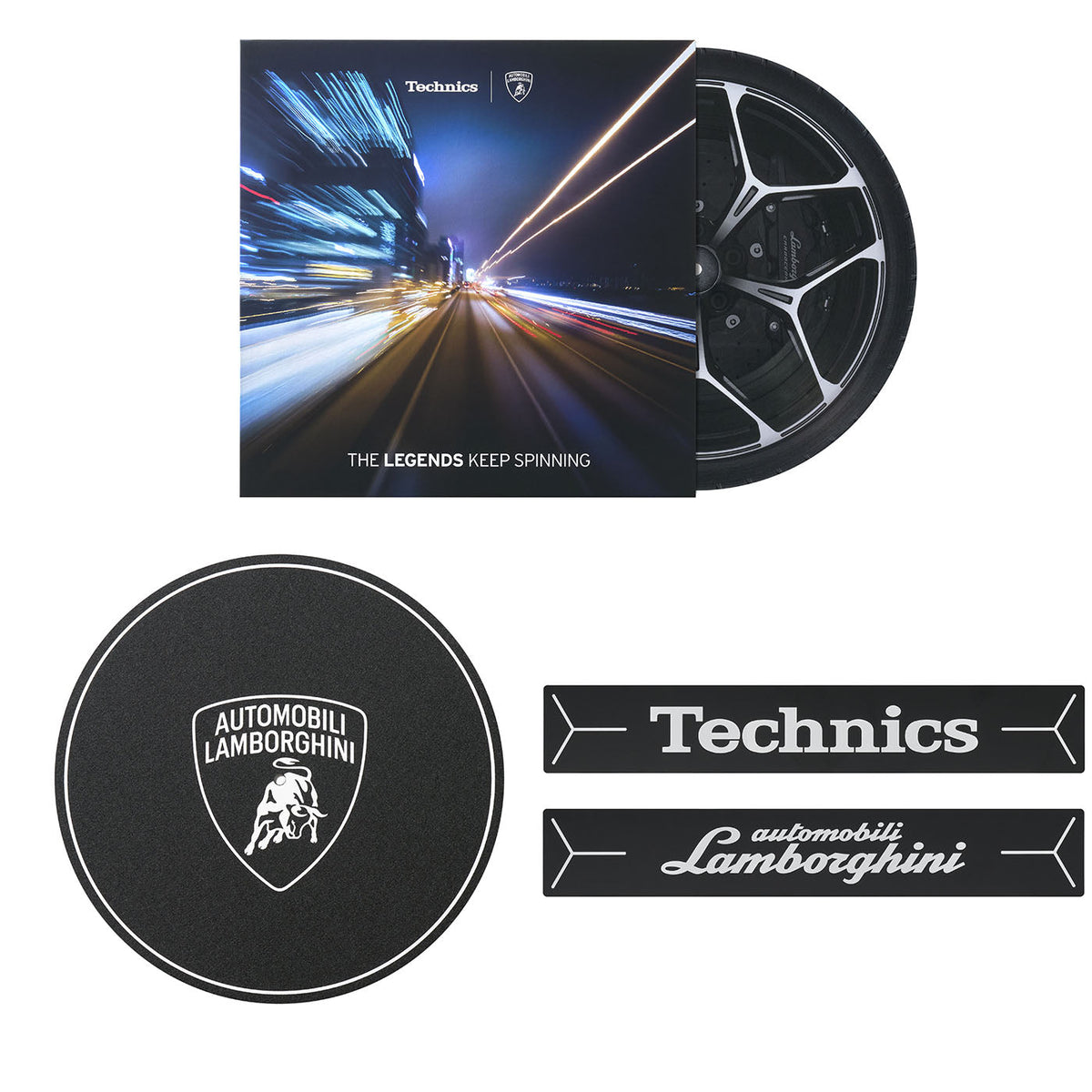 Technics SL-1200M7B Direct Drive Turntable System (Special Edition Lamborghini Yellow)
