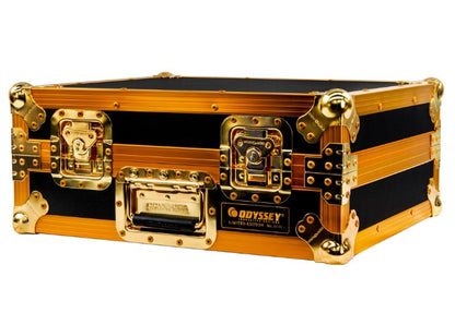 Technics SL-1210GR2-K Direct-Drive Turntable + Odyssey Limited Edition Gold Turntable Flight Case