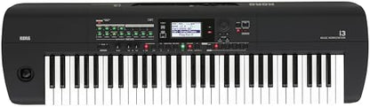 Korg i3 61-Key Music Workstation (Rubberized Matte Black)