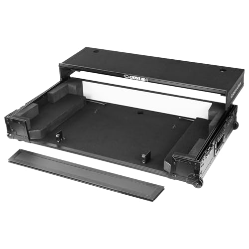 Odyssey LED Flight Effects Case for AlphaTheta XDJ-AZ with Glide-Style Platform and Corner Wheels (All Black)