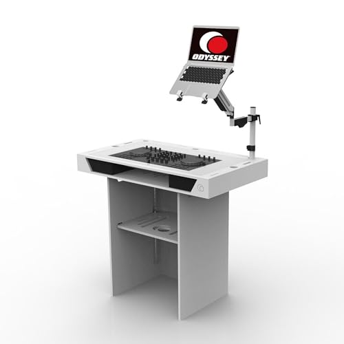Odyssey DJ Mobile Podium (37.5" Height, White)