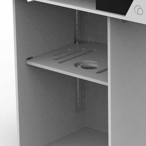 Odyssey DJ Mobile Podium (37.5" Height, White)