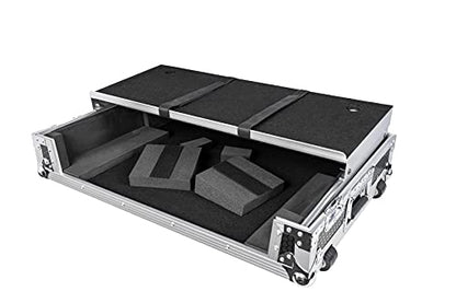 Headliner Flight Case for RANE DJ ONE with Laptop Shelf and Wheels