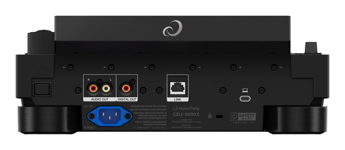 AlphaTheta CDJ-3000X A next-generation flagship DJ player + Headliner Pro-Fit Case