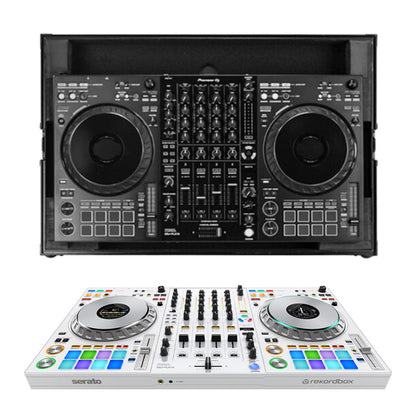 Pioneer DJ DDJ-FLX10-W  + Odyssey 810FLX10M I-Board DJ Flight Case