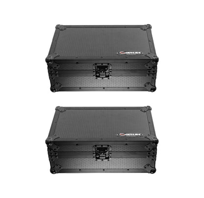 2 x AlphaTheta CDJ-3000X + 2 x Odyssey Industrial Board Case + 1 x Pioneer DJ DJM-A9