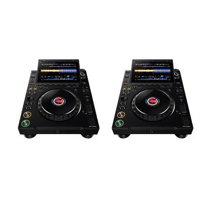 2 x AlphaTheta CDJ-3000X + 2 x Odyssey Industrial Board Case + 1 x Pioneer DJ DJM-A9