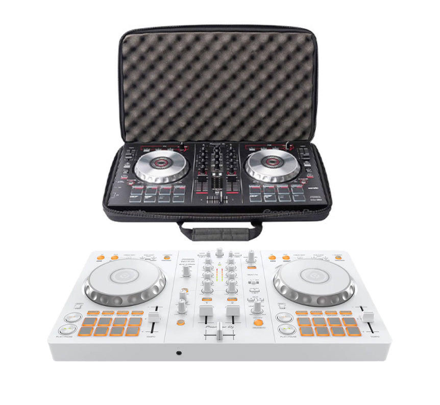 Pioneer DJ DDJ-FLX4 2-Channel DJ Controller  - White + Magma CTRL Case