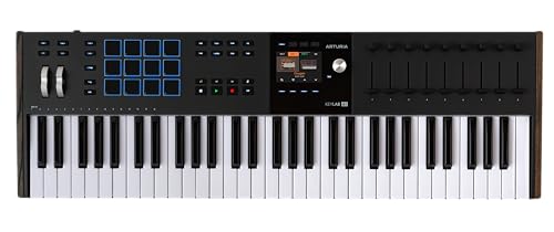 Arturia KeyLab 61 mk3 Professional MIDI Controller and Software (Black)