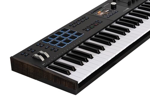 Arturia KeyLab 61 mk3 Professional MIDI Controller and Software (Black)