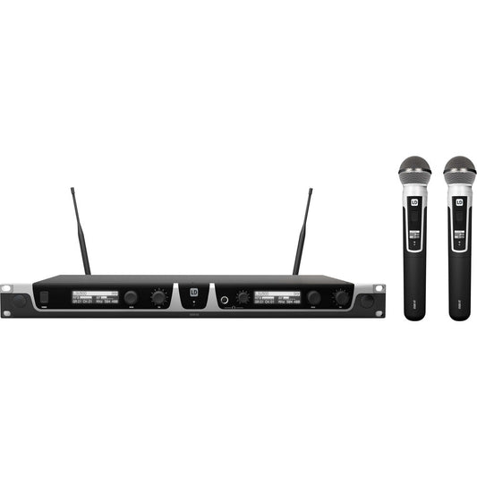 LD Systems U505 HHD 2 - Wireless Microphone System with 2-Dynamic Handheld Microphones - 470 - 490 MHz