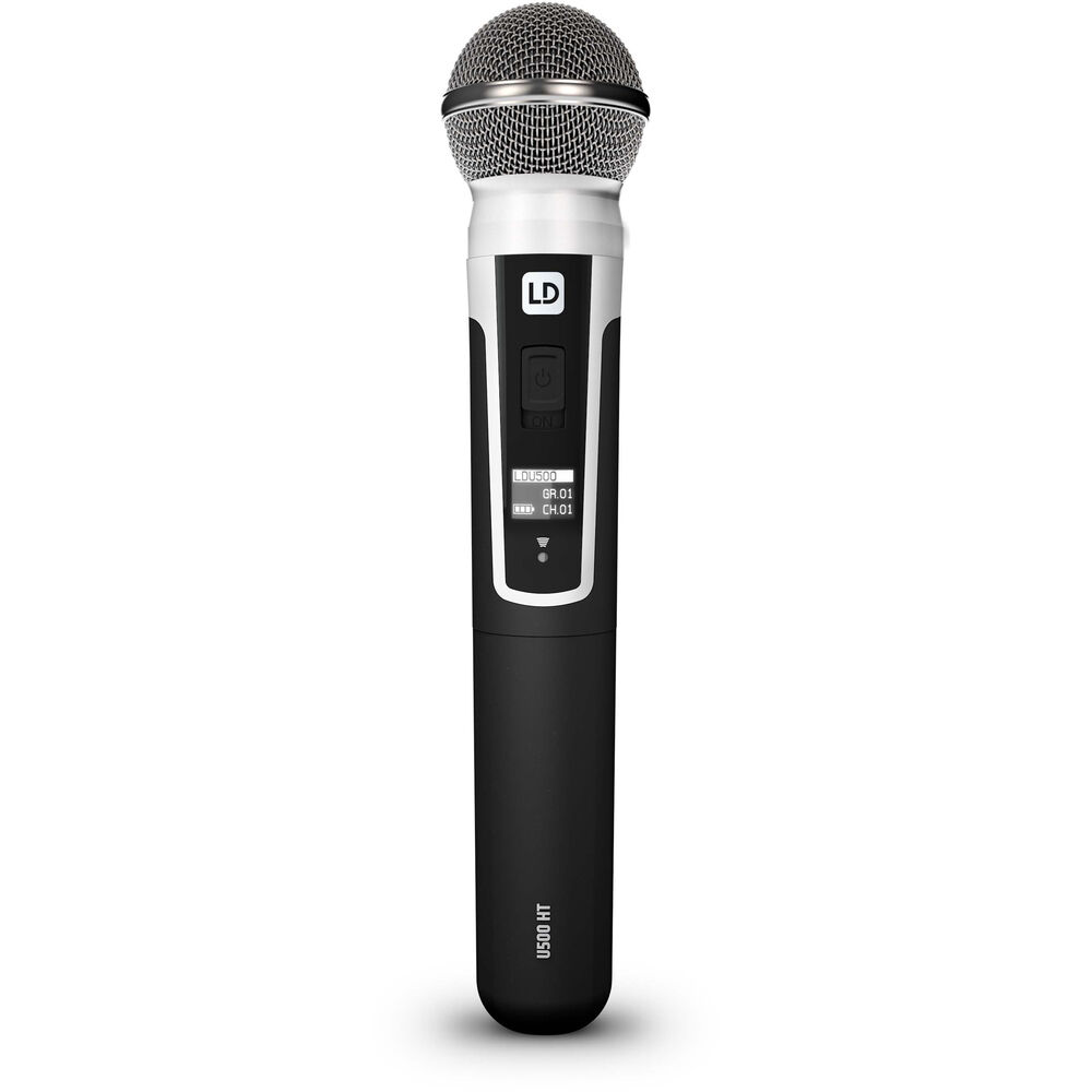 LD Systems U505 HHD 2 - Wireless Microphone System with 2-Dynamic Handheld Microphones - 470 - 490 MHz