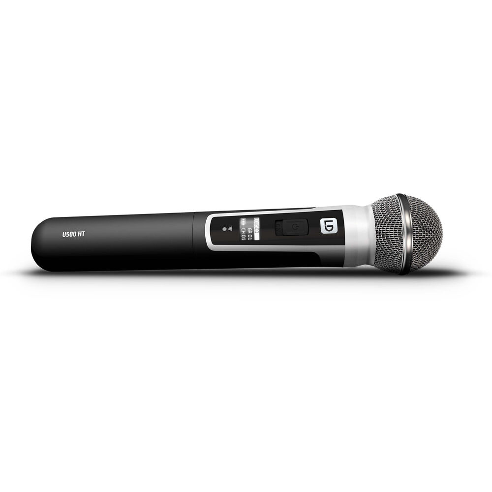 LD Systems U505 HHD 2 - Wireless Microphone System with 2-Dynamic Handheld Microphones - 470 - 490 MHz