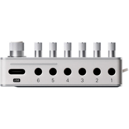 teenage engineering TX-6 Ultraportable Pro Mixer, Audio Interface, and Recorder (Silver)