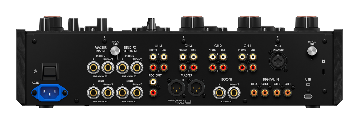 AlphaTheta EUPHONIA Professional 4-Channel Rotary Mixer with CDJ-3000 Professional DJ Media Player Pair