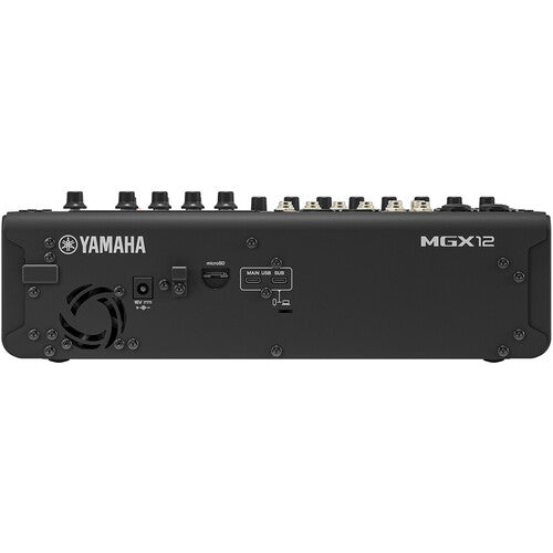 Yamaha MGX12 18-Channel Digital Mixing Console with Audio Interface (Black)