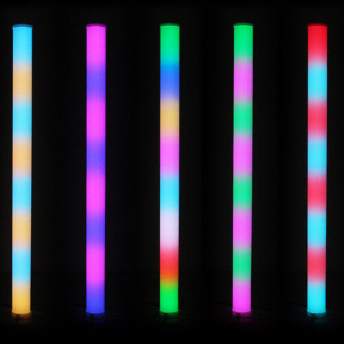 JMAZ Galaxy Tube Wireless 3.3' RBG LED Tube Light Kit (6-Pack)