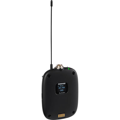 Shure SLXD14+/153T Digital Wireless Earset Headworn Microphone System (G57: 470 to 608 MHz)