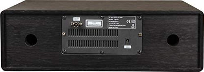 Crosley CR3502A-BK Metro Bluetooth FM Clock Radio and CD Player, Black