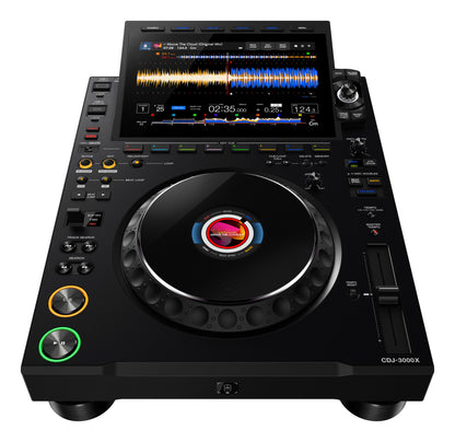 AlphaTheta CDJ-3000X A next-generation flagship DJ player + Odyssey Black Label Flight Case