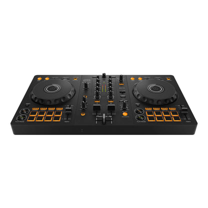 Pioneer DJ DDJ-FLX4 2-Channel DJ Controller + Odyssey BMSLDDJ400 Streemline Series Bag