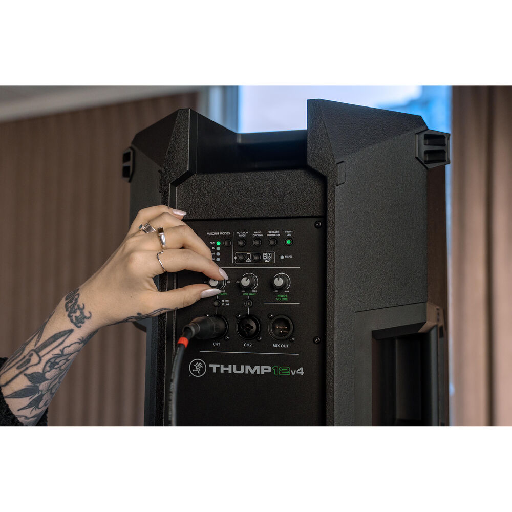 Mackie Thump12v4 12" Professional Powered Loudspeaker with SoundCheck DSP and Bluetooth