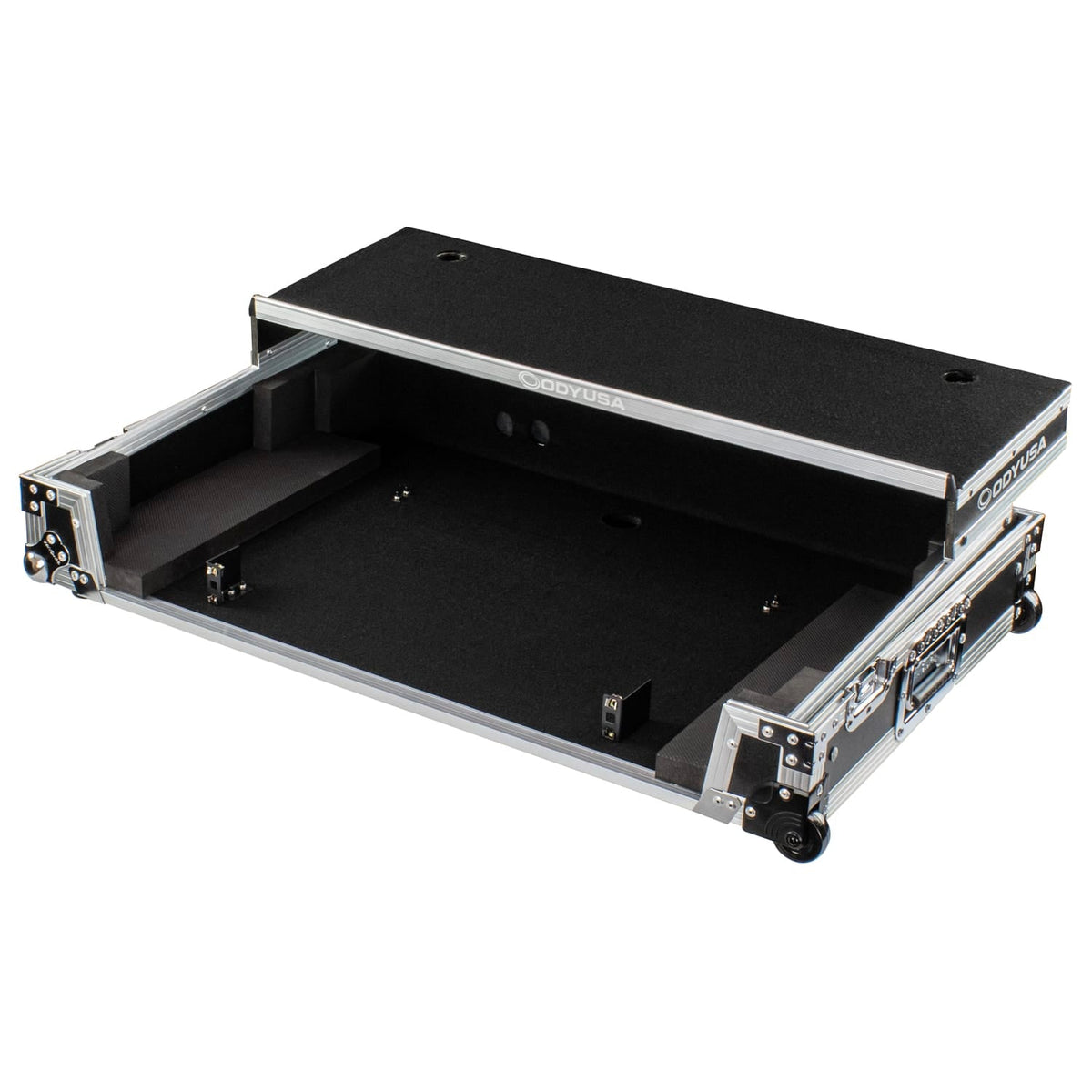 RANE FOUR 1U Flight Case with Glide Style Laptop Platform and Wheels (Open Box)
