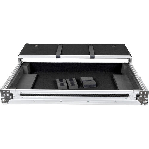 Headliner Flight Case DJ Controller Case for Pioneer DDJ-REV5 with Laptop Platform (Silver on Black)