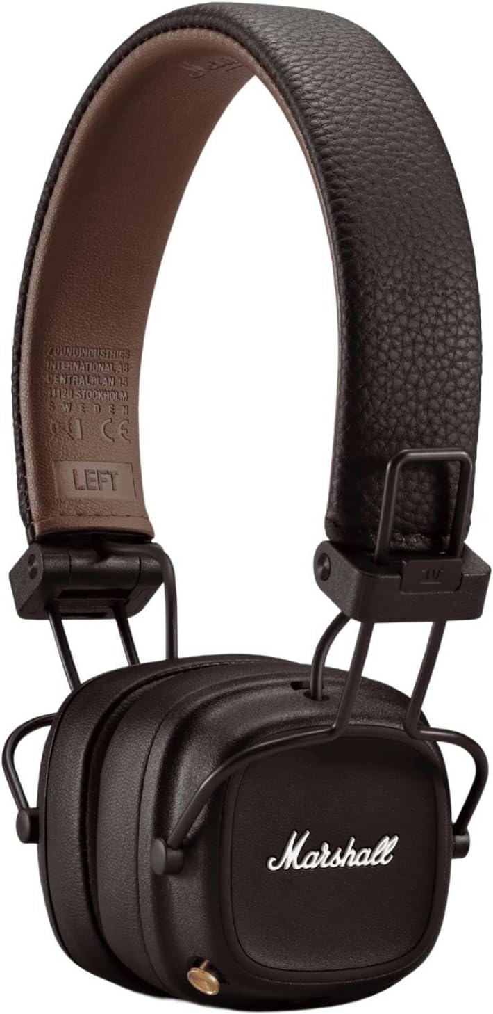 Marshall Major IV On-Ear Bluetooth Headphones, Brown