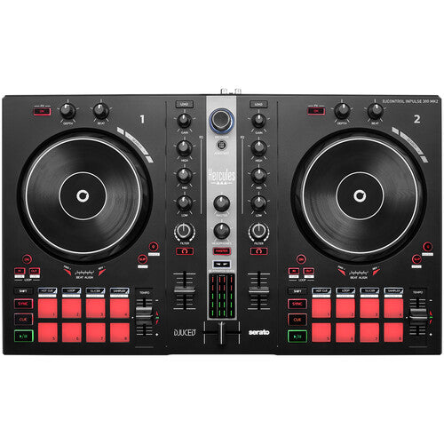 Hercules DJControl Inpulse 300 2-Deck USB DJ Controller for Serato DJ Lite and DJUCED